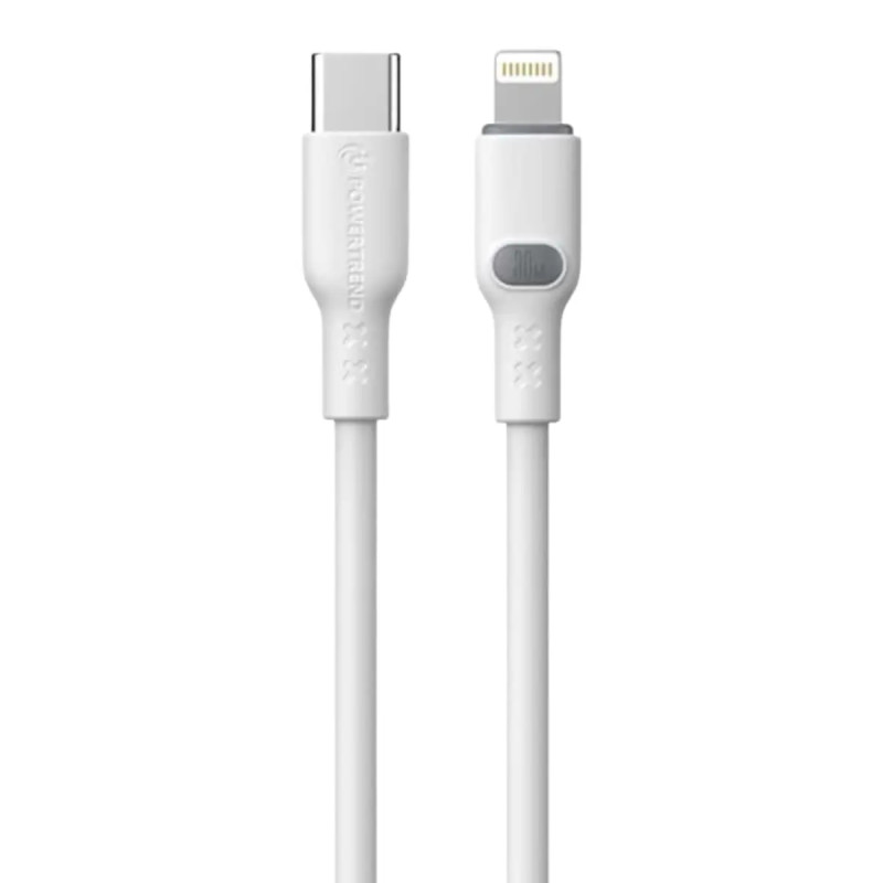 Powertrend Ladekabel Usb-  Til Lightning 2m