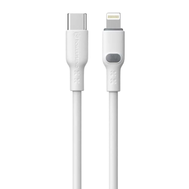 Powertrend Ladekabel Usb-  Til Lightning 1m