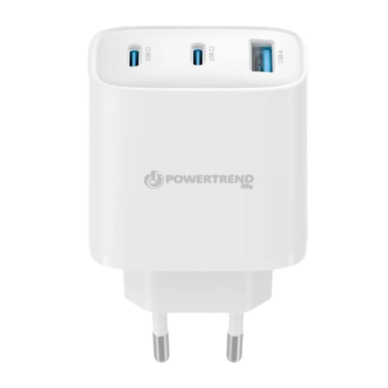 Powertrend Usb-  Og Usb-  Oplader 230v 45w