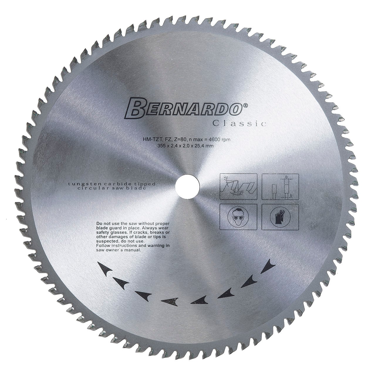 Rundsavsklinge Til Aluminium 355   80t