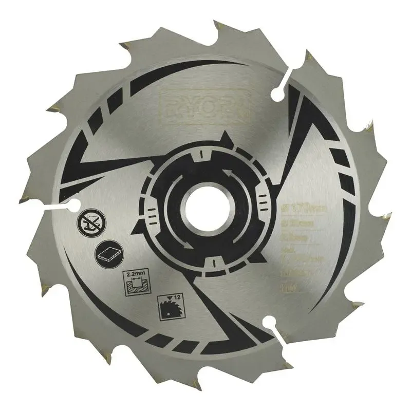 Ryobi Rundsavsklinge 170   20 Mm  Huldiameter  12 Tænder Csb170a1