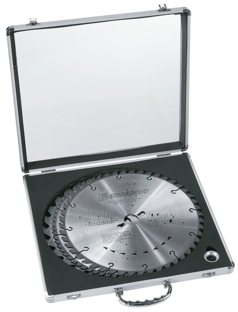 Sæt Med Rundsavsklinger  250 Mm    Aluminium Kasse