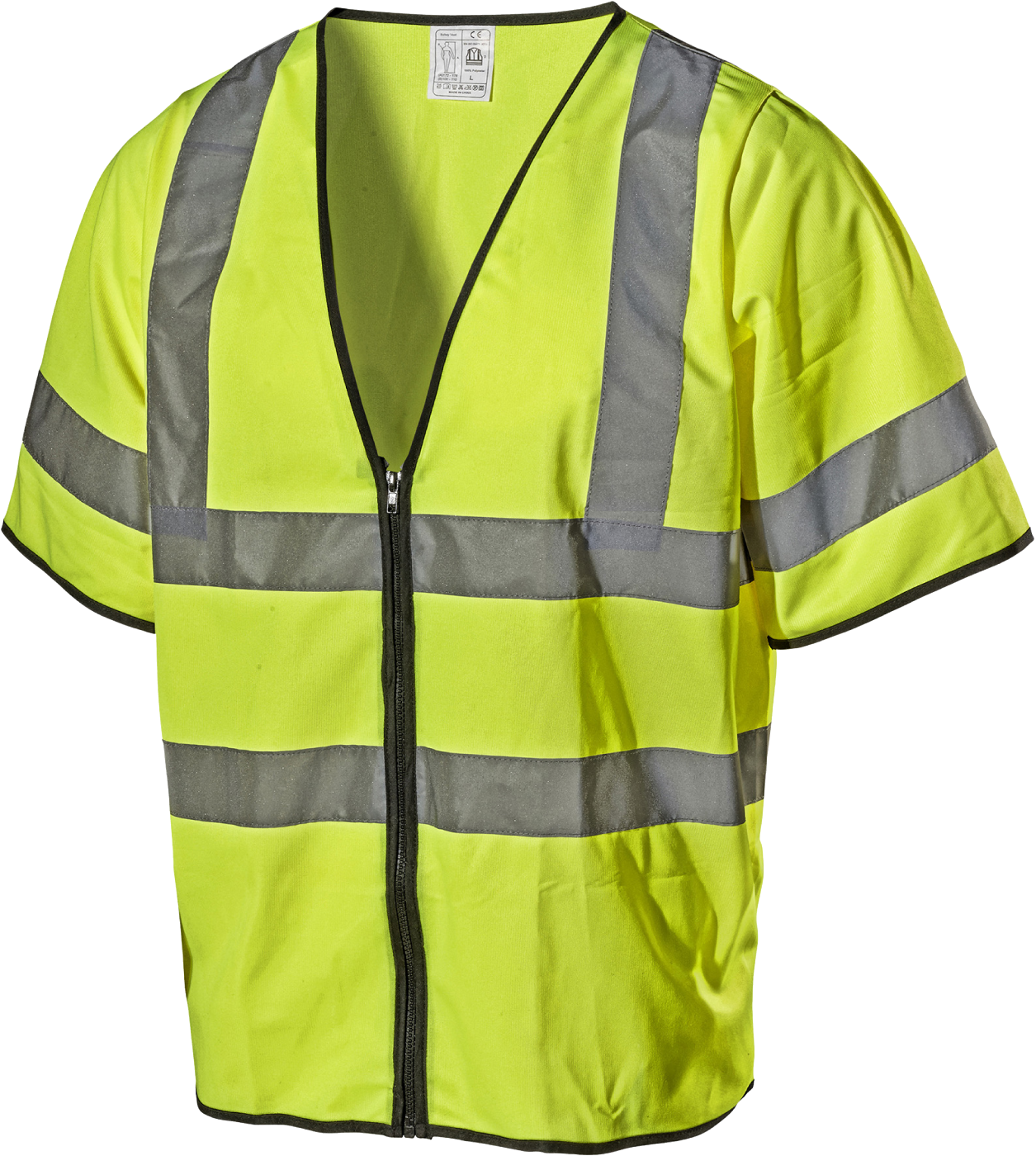 Sikkerhedsvest 4004p Hi-viz Gul Str