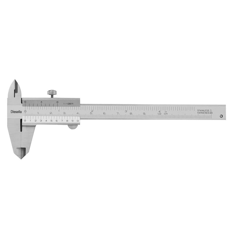 Skydelære Med Skruelås  -100x0 05 Mm Og 30 Mm Kæber