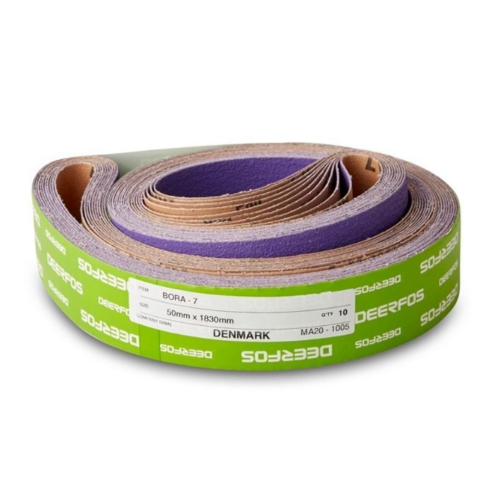Slibebånd 50x1830mm Bora   10 Stk   Korn P24