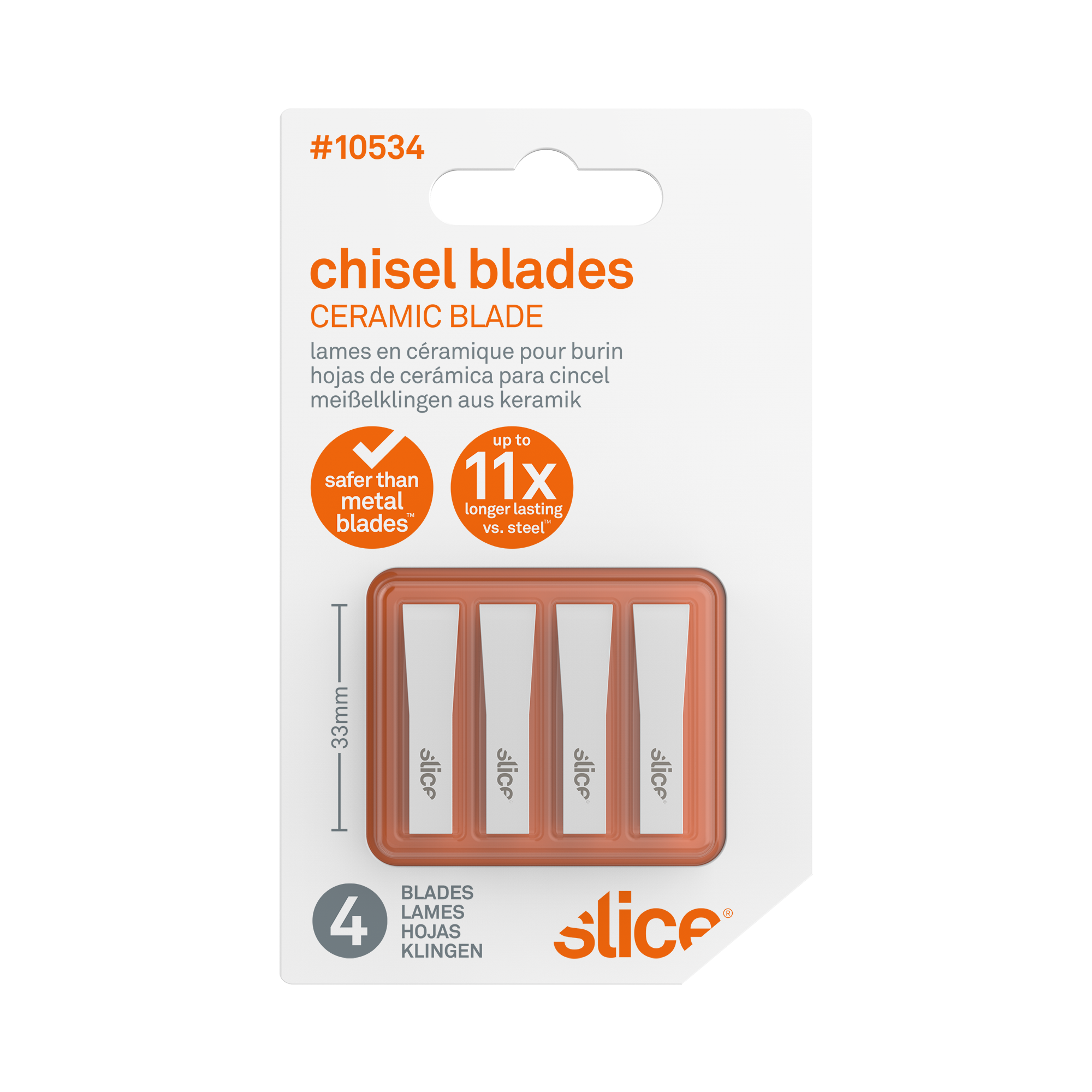 Sliceâ  Mejselblad     Mm Bred 10534