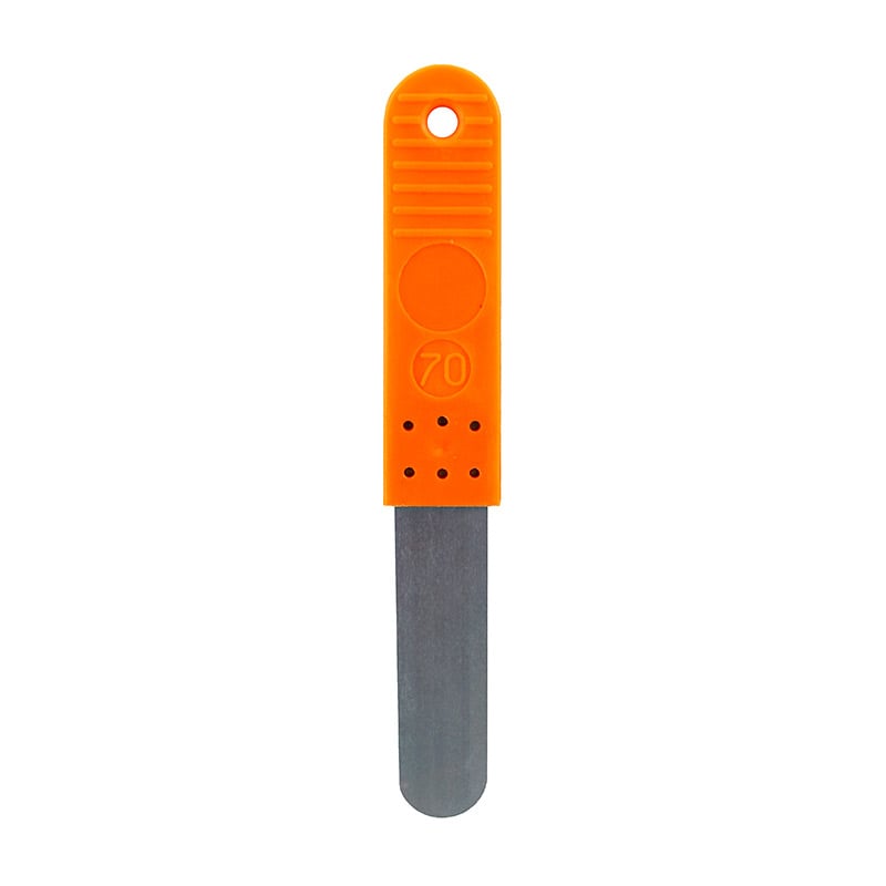 Søgerblad   70 Mm Med Plastik Håndtag  Orange
