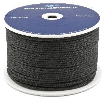 Tågvirke Pp Flätat 12mm Svart