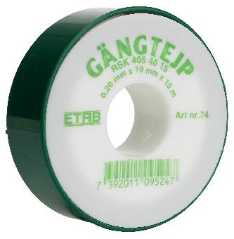 Tejp Gängtätning 74 19mmx15m