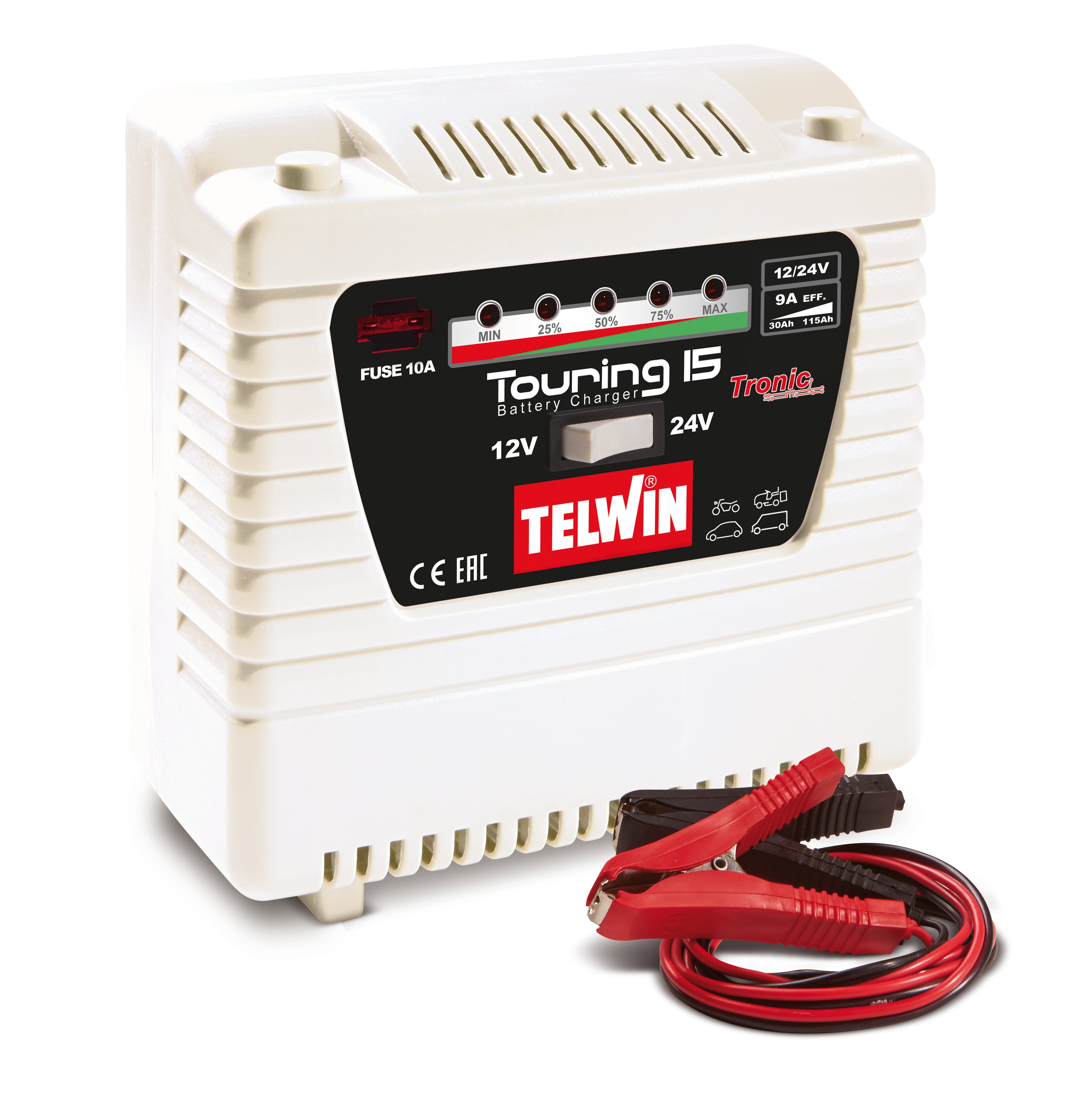 Telwin Touring 15 Batterilader 12 24