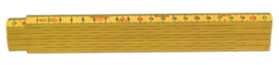 Tommestok Glasfiber G61- -  Gu Mm Tomme      Og   Led