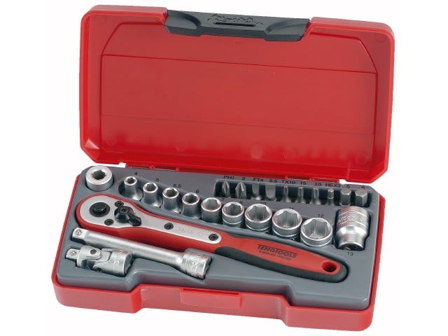 Topnøglesæt Teng Tools Med T1424   Quot    -fatning