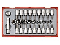 Tttx30 Teng Tools Tx-toppe   Sæt Med   Quot  Og     Quot    -tilslutningsfæste