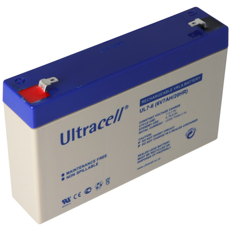Ultracell Batteri 6v 7ah