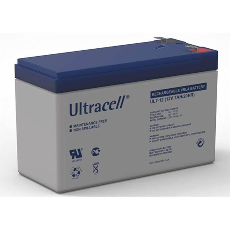 Ultracell Batteri 12v 7ah