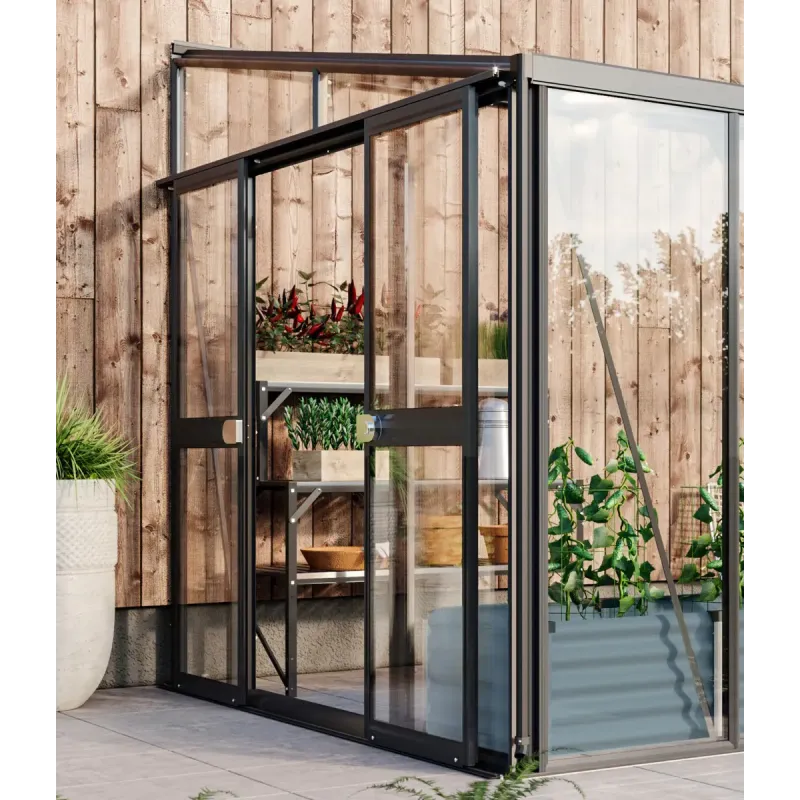 Vitavia Dobbeltdøre Til Helenasæt Inkl  Glas Sort