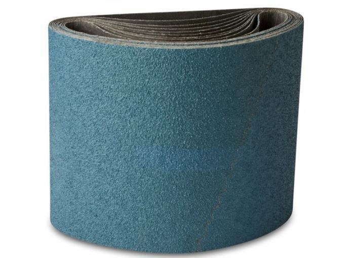 250x750mm Gulvslibebånd Med Zirkon Slibekorn 10 Stk   Korn P24
