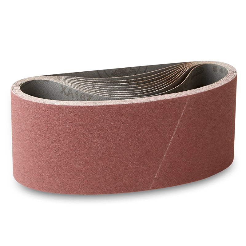 100x560mm Lærreds Slibebånd 10 Stk   Korn P24