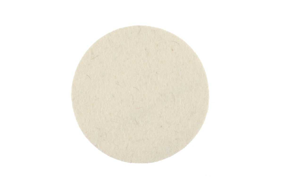 ø125mm Filt Polerskive   Stk   Cool Felt