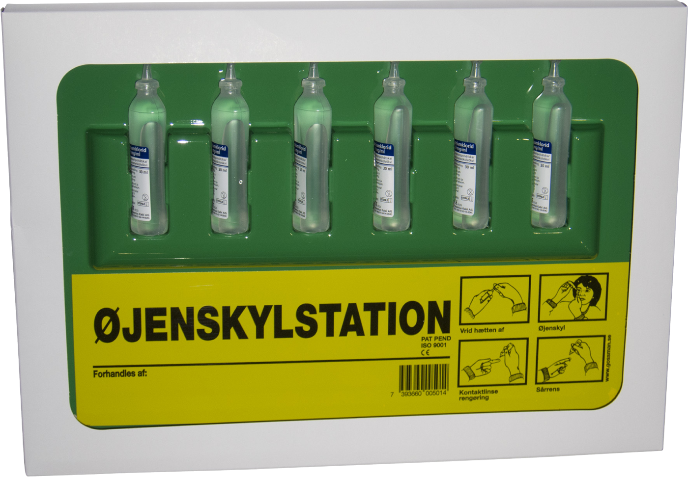 øjenskylletavle Med   Flasker 30 Ml Dansk