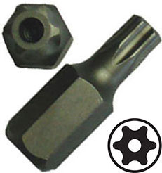 Bato Auto Bits Kort  Torx 55 Med Hul