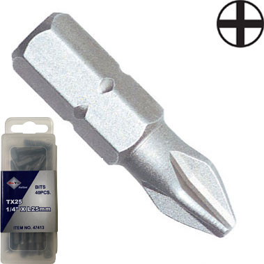 Bato     Quot  Bits Ph2   25mm  40 Stk  Pk