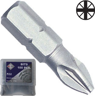 Bato     Quot  Bits Pz3   25mm  100 Stk  Pk