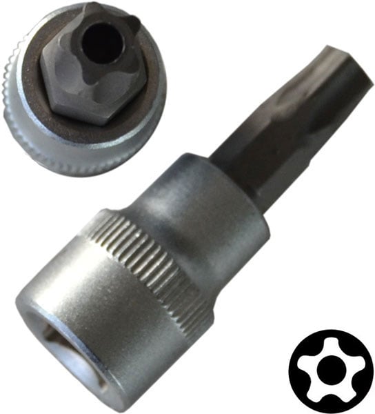 Bato Stifttop Kort     Quot    Star Torx Med Hul 45