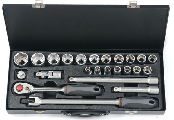 Bato Topnøglesæt     Quot  6kt  10-32mm  24 Dele