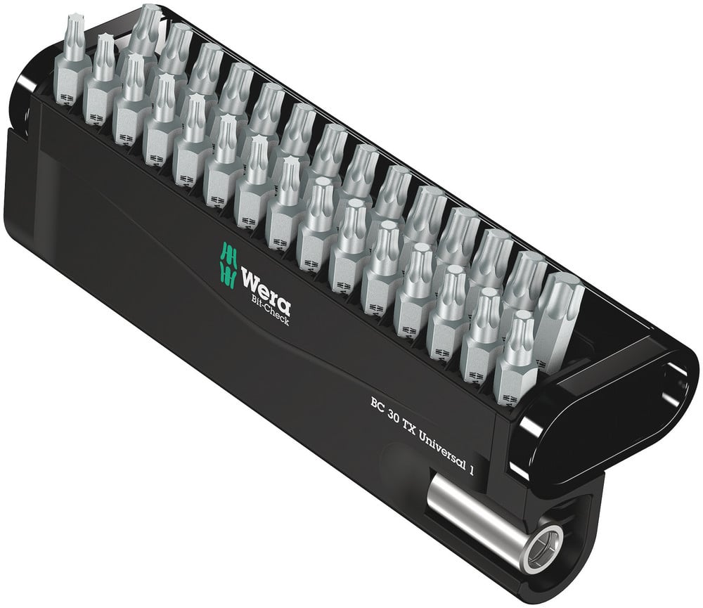 Bitssæt Wera Bit-check30 Tx Universal