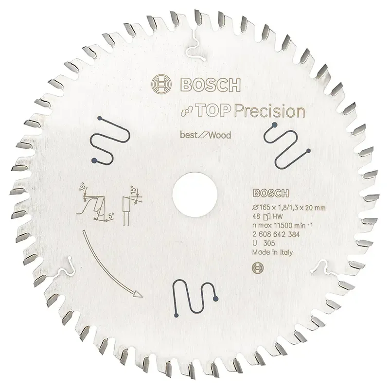 Bosch Rundsavsklinge Top Wood 165x20mm 48t 2608642384