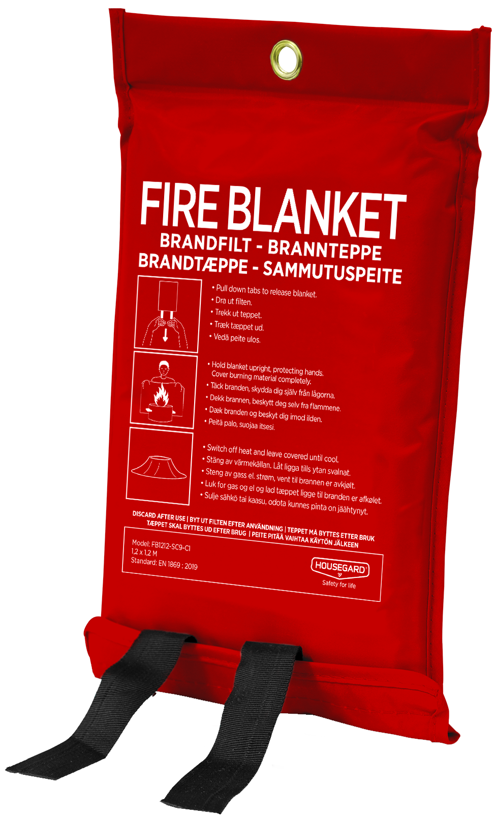 Brandtæppe Housegard 120   120cm