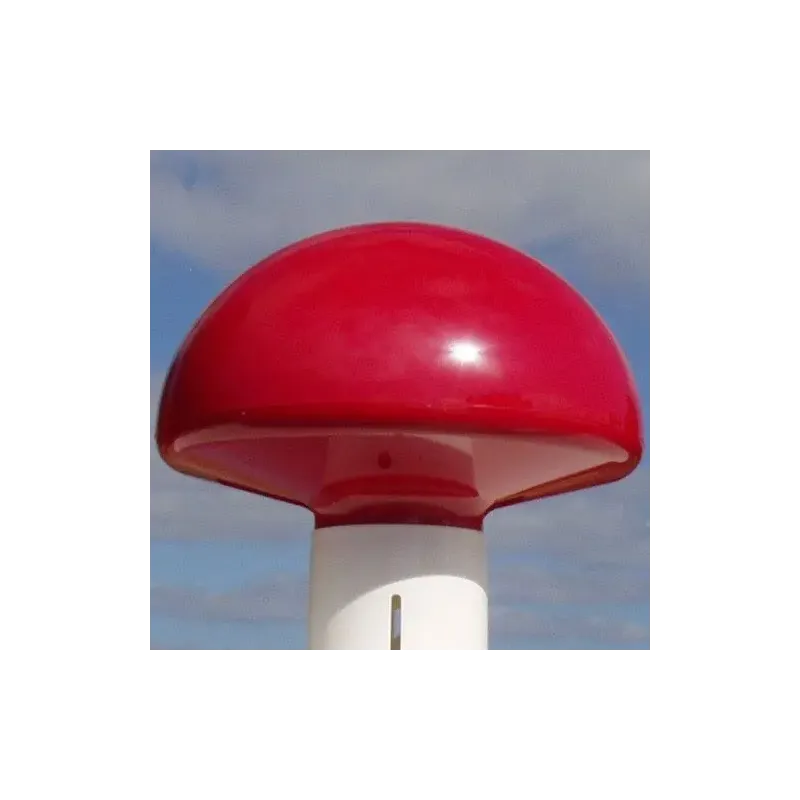 Dano Mast Rød Plast Knop       135mm