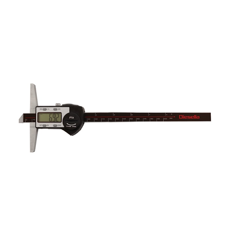 Digital Dybdeskydelære  -200x0 01 Mm Ip54 Din862 Mini-usb