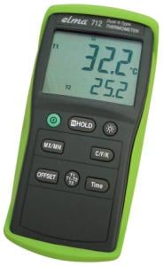 Elma 712     Kanal Digitalt Differenstermometer