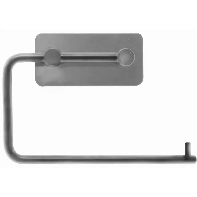 Home-it Selvklæbende Toiletpapirholder 15     10       Cm Børstet Krom