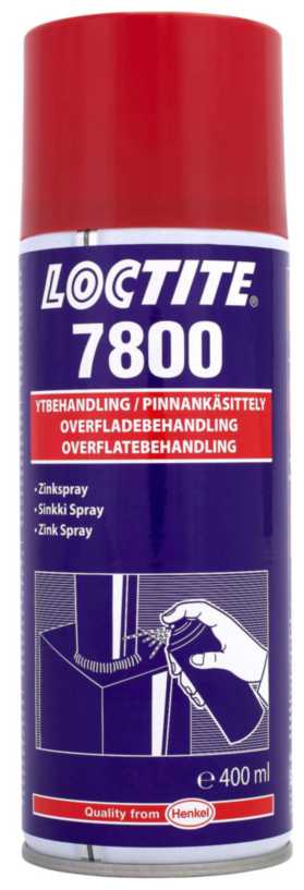 Korrosionsbeskyttelse   Zinkspray Loctite 7800