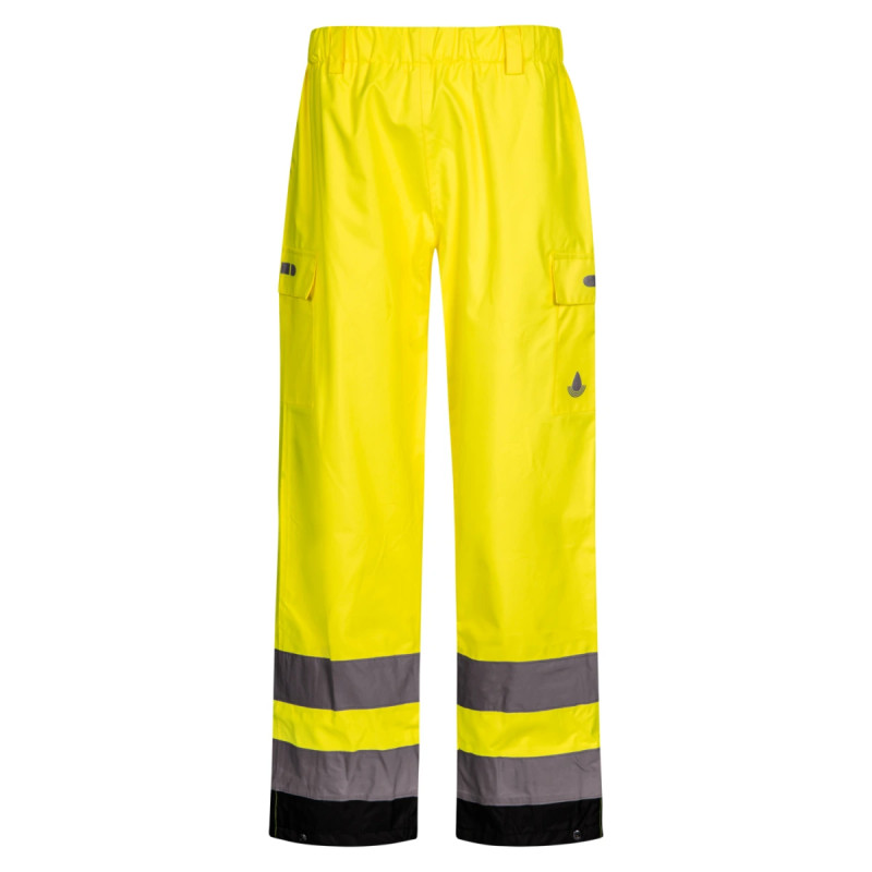 Lyngsøe Rainwear Regnbukseråndbar En20471 Gul Sort    4xl-1912592 Fox6052-53 07
