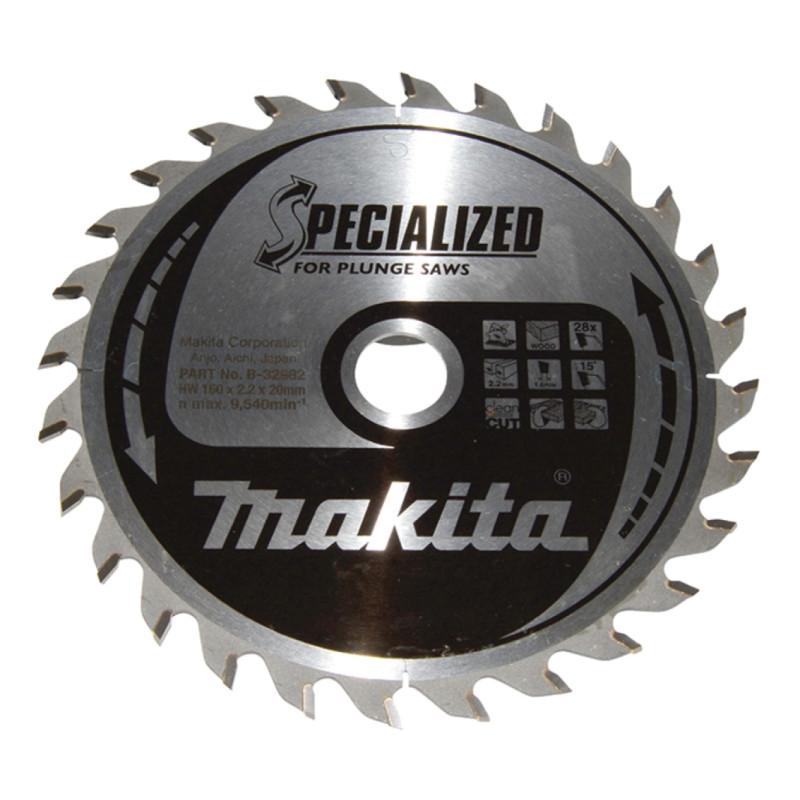 Makita Hm Klinge 160x20x28z  -32982
