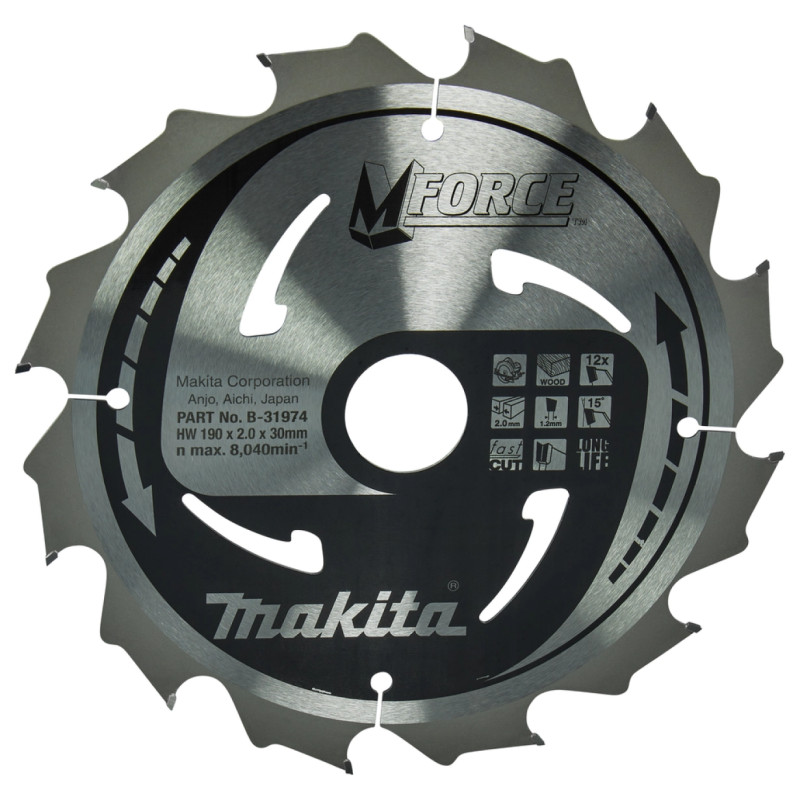 Makita Hm Klinge 190x30x12z Mforce  -31974
