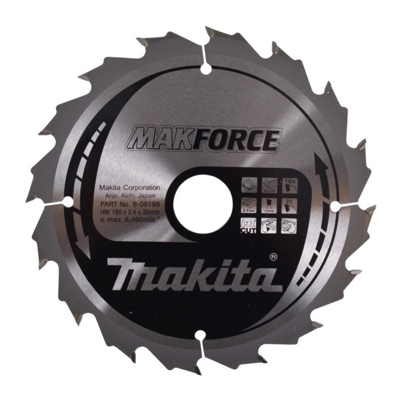 Makita Hm-klinge 180mm 16t  -08193