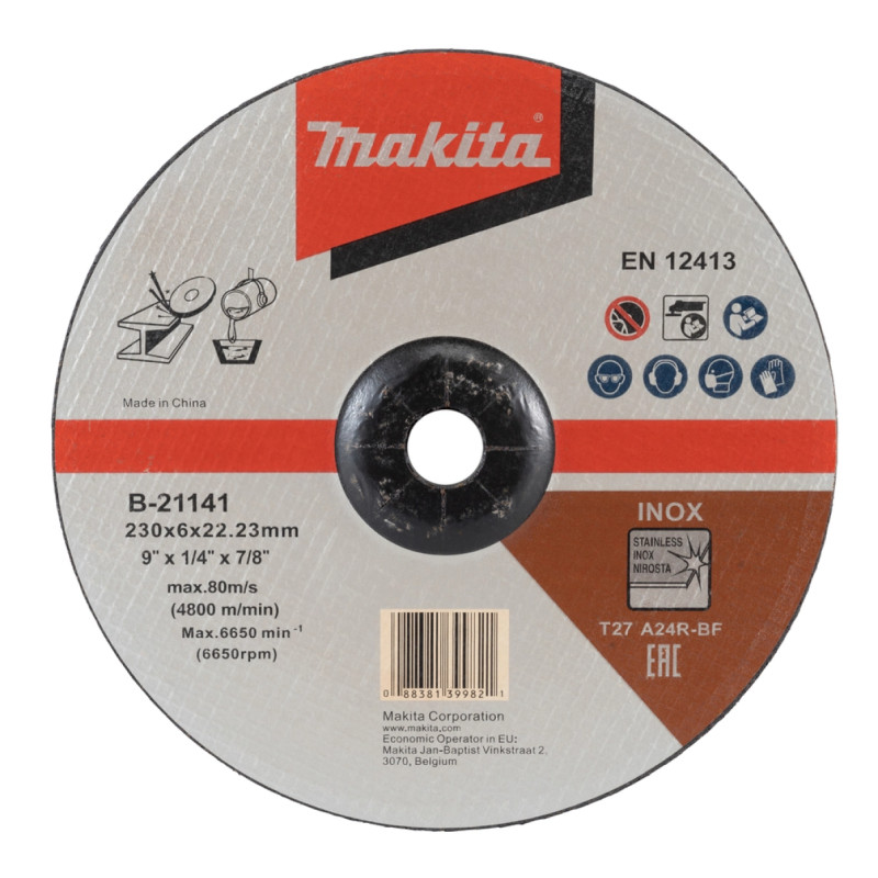 Makita Skrubskive 230x6x22 23mm  En   -21141