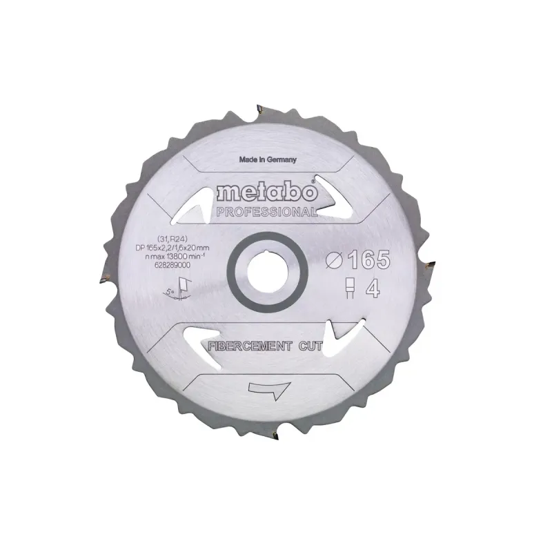 Metabo 4061792173682 628289000 Rundsavklinge Fibercement Cut  Kvalitet Professional  Til Håndrundsav