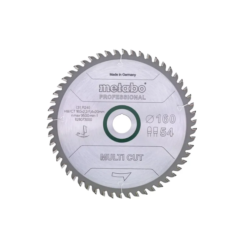 Metabo 4007430176370 628070000 Rundsavklinge Multi Cut  Kvalitet Professional  Til Håndrundsav