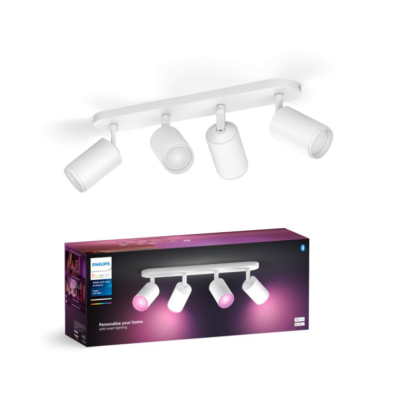 Philips Hue Fugato White And Color Ambiance Spiral Spot Hvid Med   Spots