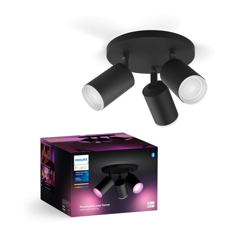 Philips Hue Fugato White And Color Ambiance Spiral Spot Sort Med   Spots