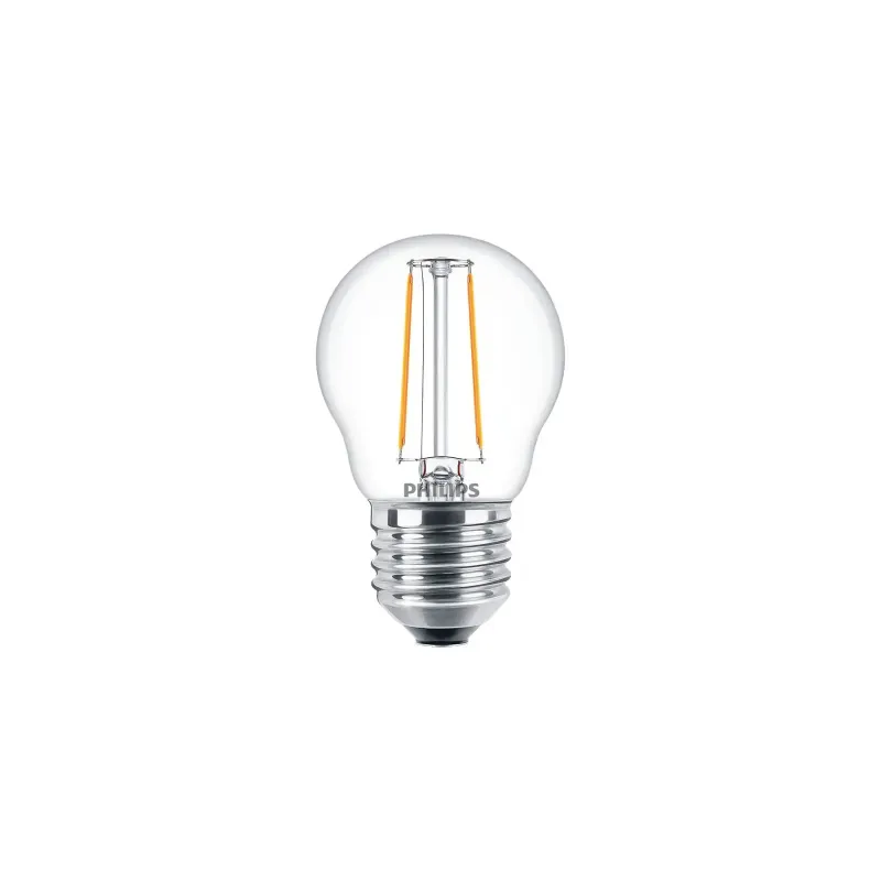 Philips Led Classic Filament Kronepære E27 Klar 25w Varm Hvid