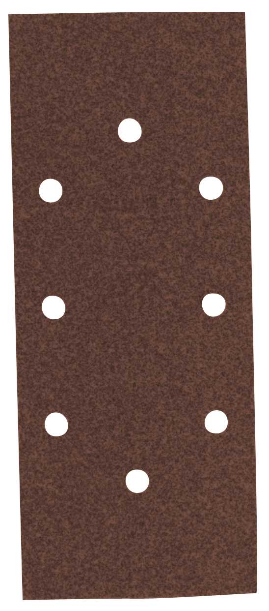 Slibeark 93x185  -hål Sort