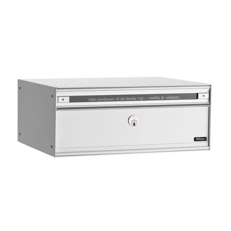 Allux Pc2 Uden Lås   Modul Hvid    Stållåge Systempostkasse F47855-7h