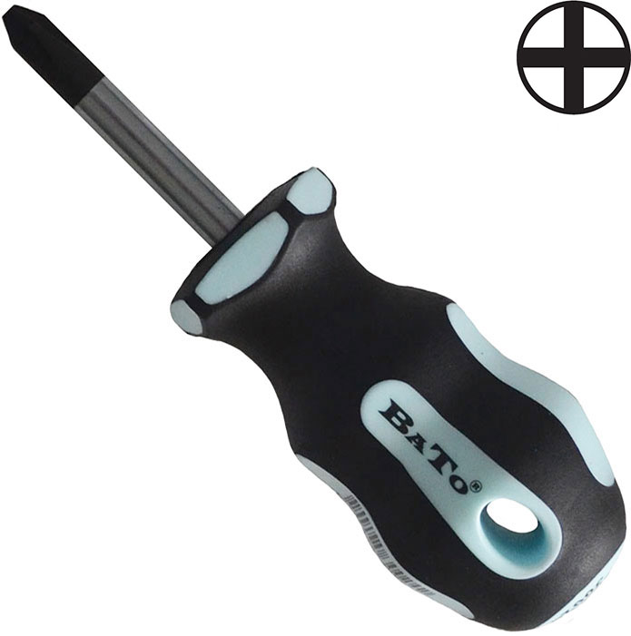 Bato Skruetrækker Ph2   38mm  Stubby